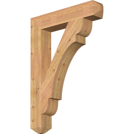 Ekena Millwork Olympic Craftsman Smooth Bracket, Western Red Cedar, 5 1/2"W x 32"D x 44"H BKT06X32X44OLY04SWR